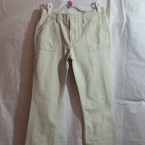 Levi Strauss Riveting. Women's Tan Jeans, Size 12M